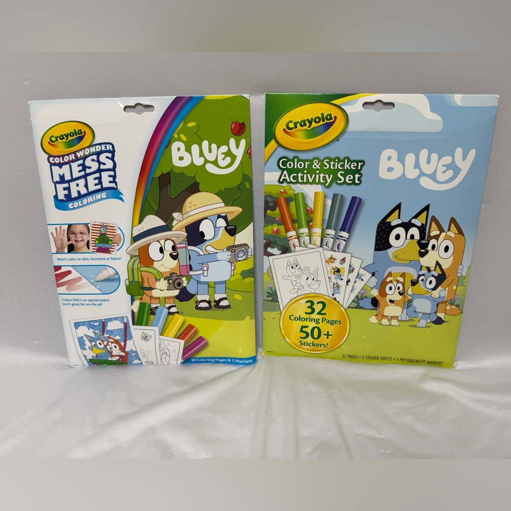 Bluey Color wonder 2 pack
NEVER OPENED